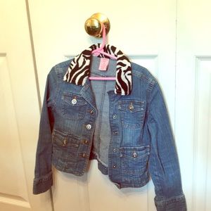 Cute preschooler denim jacket- EUC